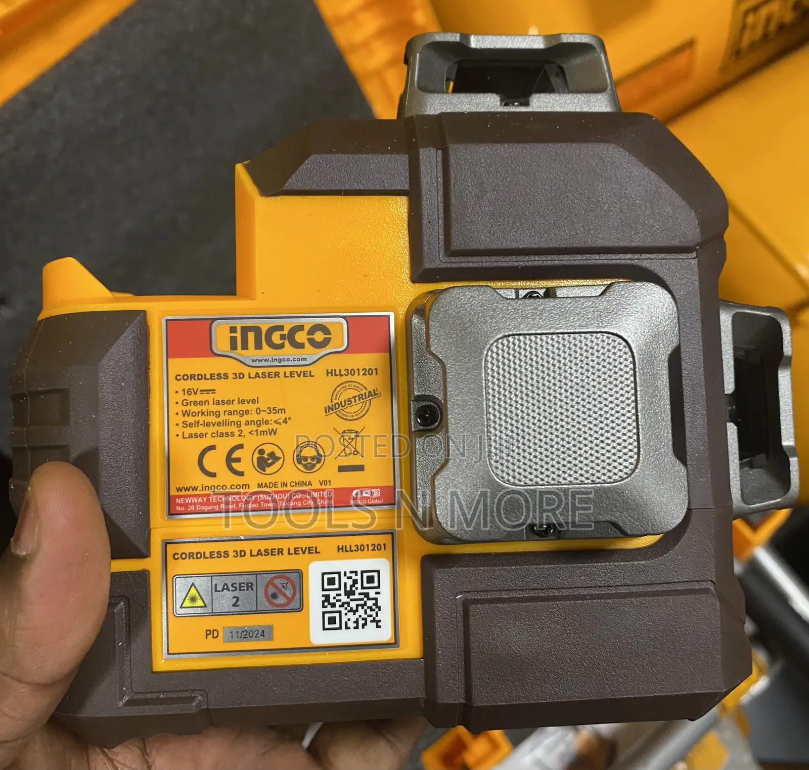 Ingco Cordless 3d Laser Level 16v