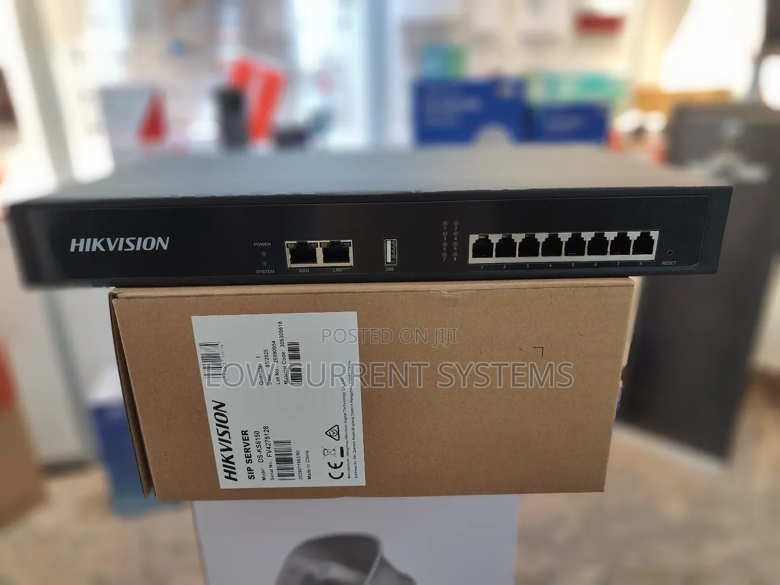 Hikvision Ip PBX Voip - Support All Ip Phone 50 User Network Ds-Ks6150