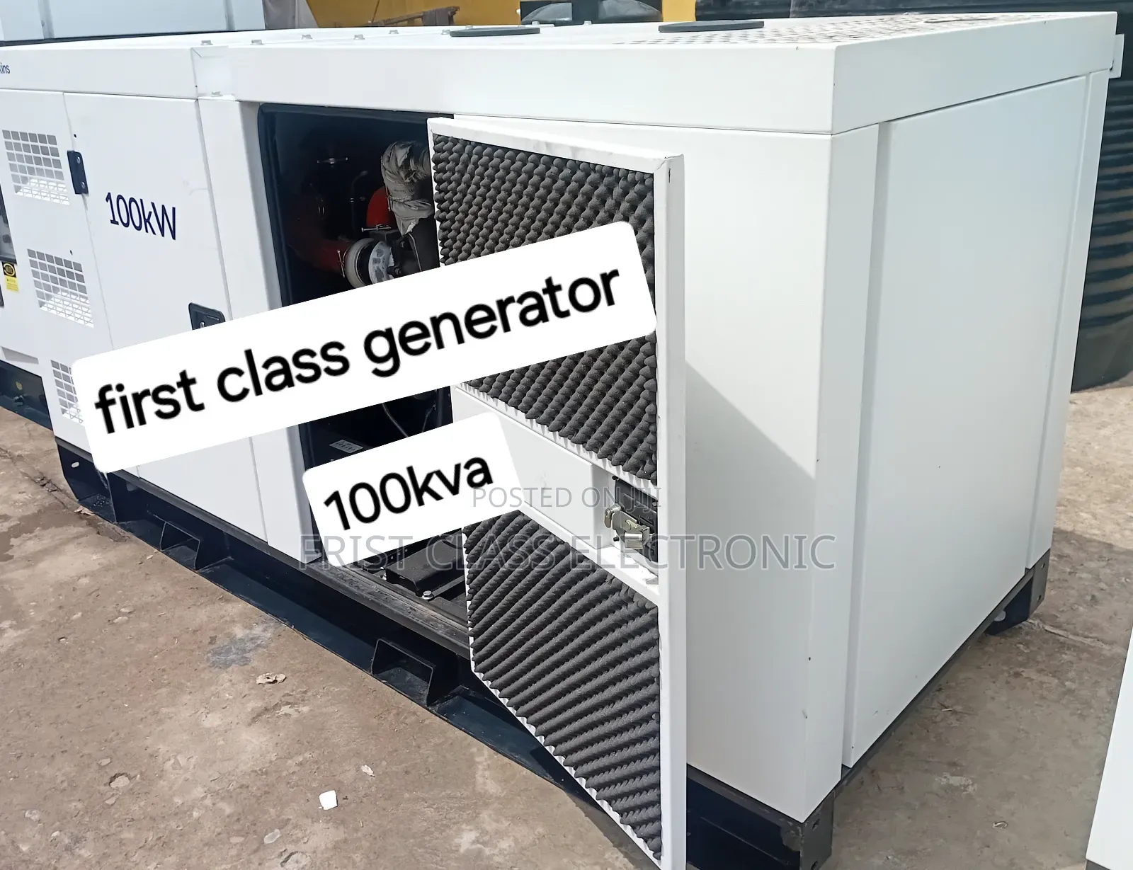 Commercial Grade 100kva Silent Diesel Genset