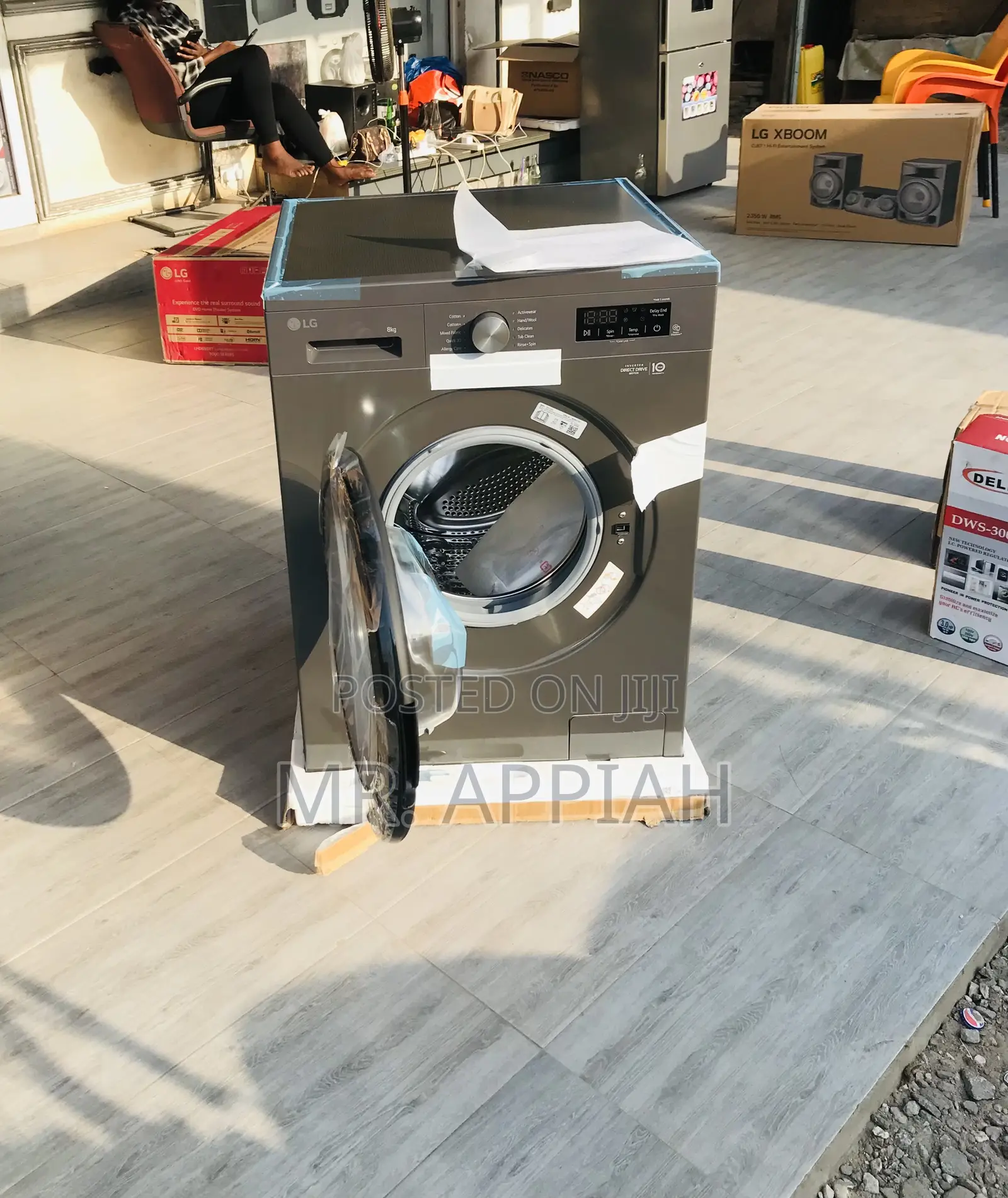 Buy Original LG 8kg Front Load Fully Auto Washing Machine.