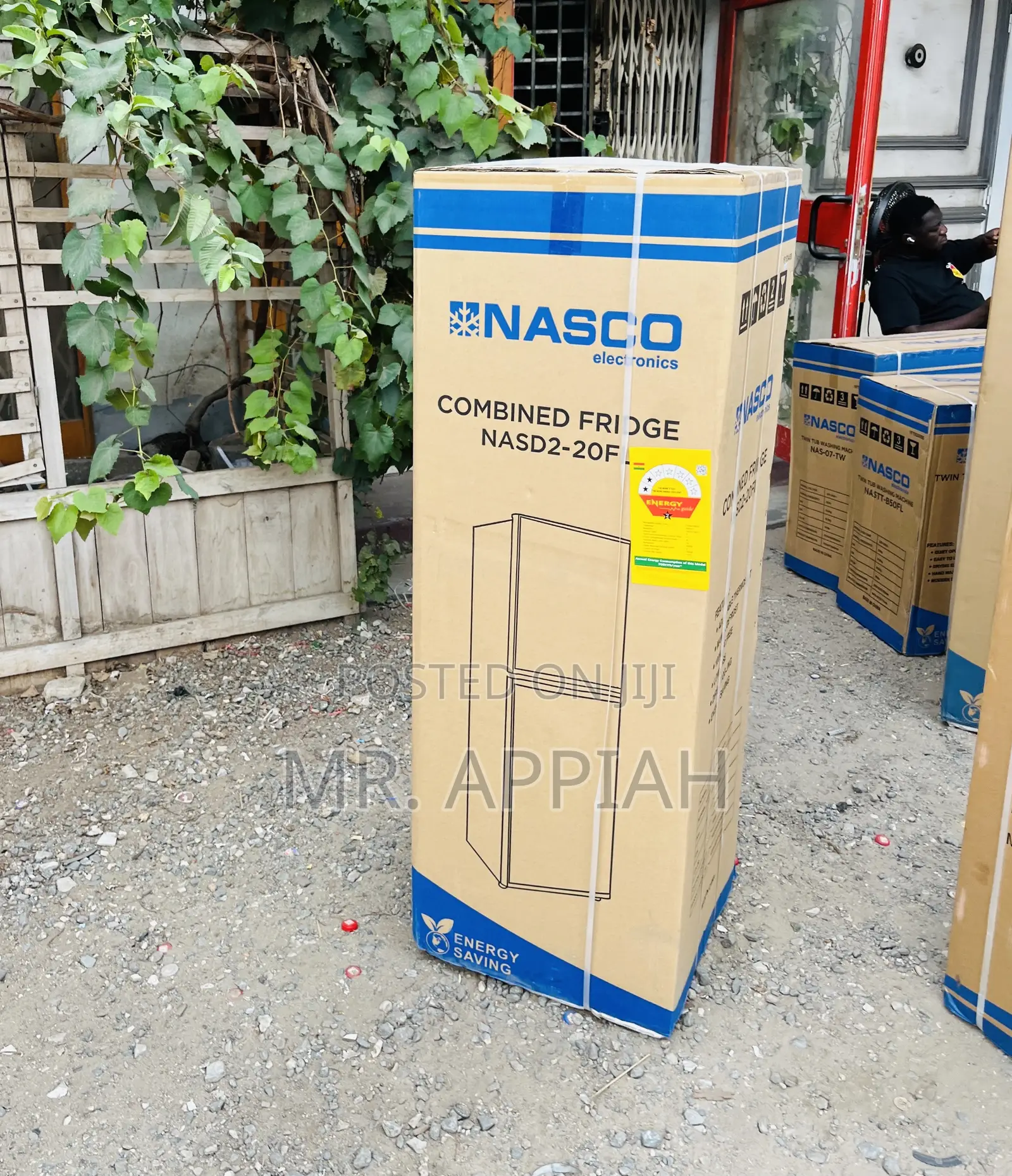Classic Nasco D2-20fl Double Door Electric Fridge.