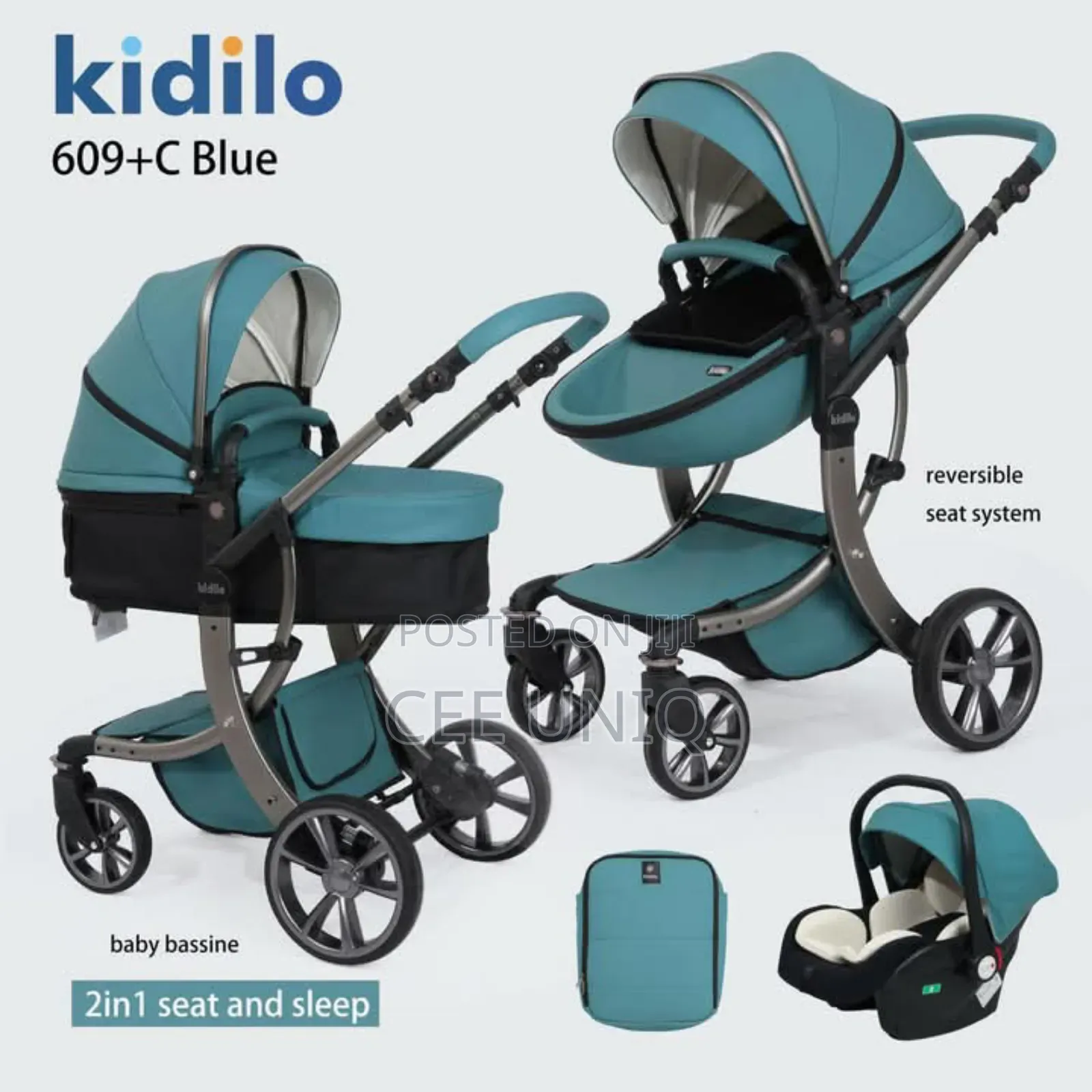 Baby Stroller With Bassinet and Carry Cot