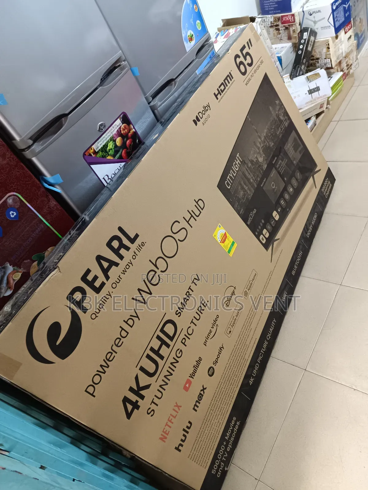 Pearl 65" Smart Uhd 4k Android Satellite Digital Led Tv
