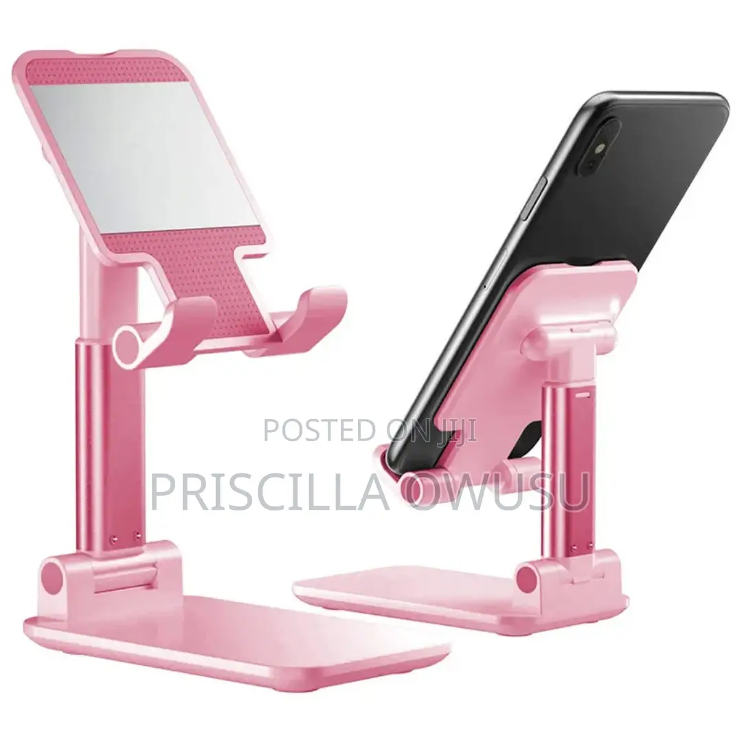 Foldable Desktop Mobile Phone / Tablet Holder Stand