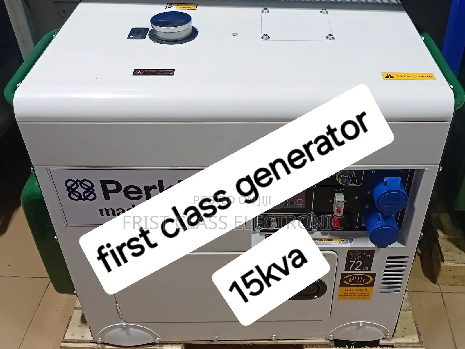 Electric Start 15kva Diesel Genset With Long Durability