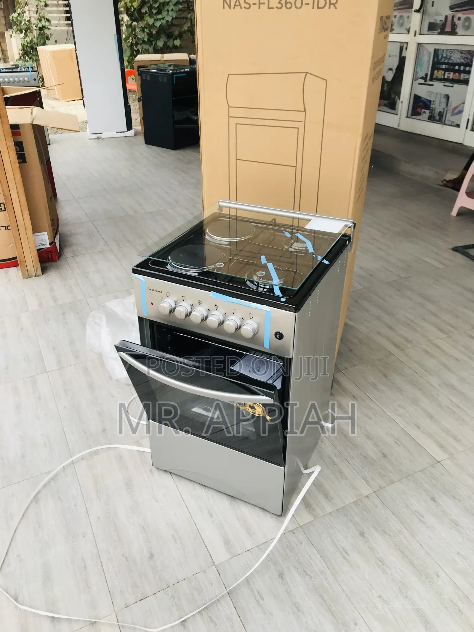 Fresh in Box Volcano 50x502 Gas + 2 Electric Burner,Turkish