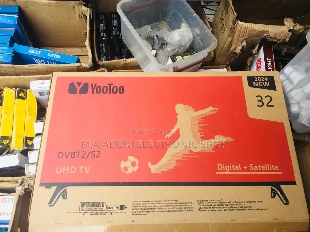 Yootoo 32" LED Tv-Crystal Clear Picture, Excellent Condition