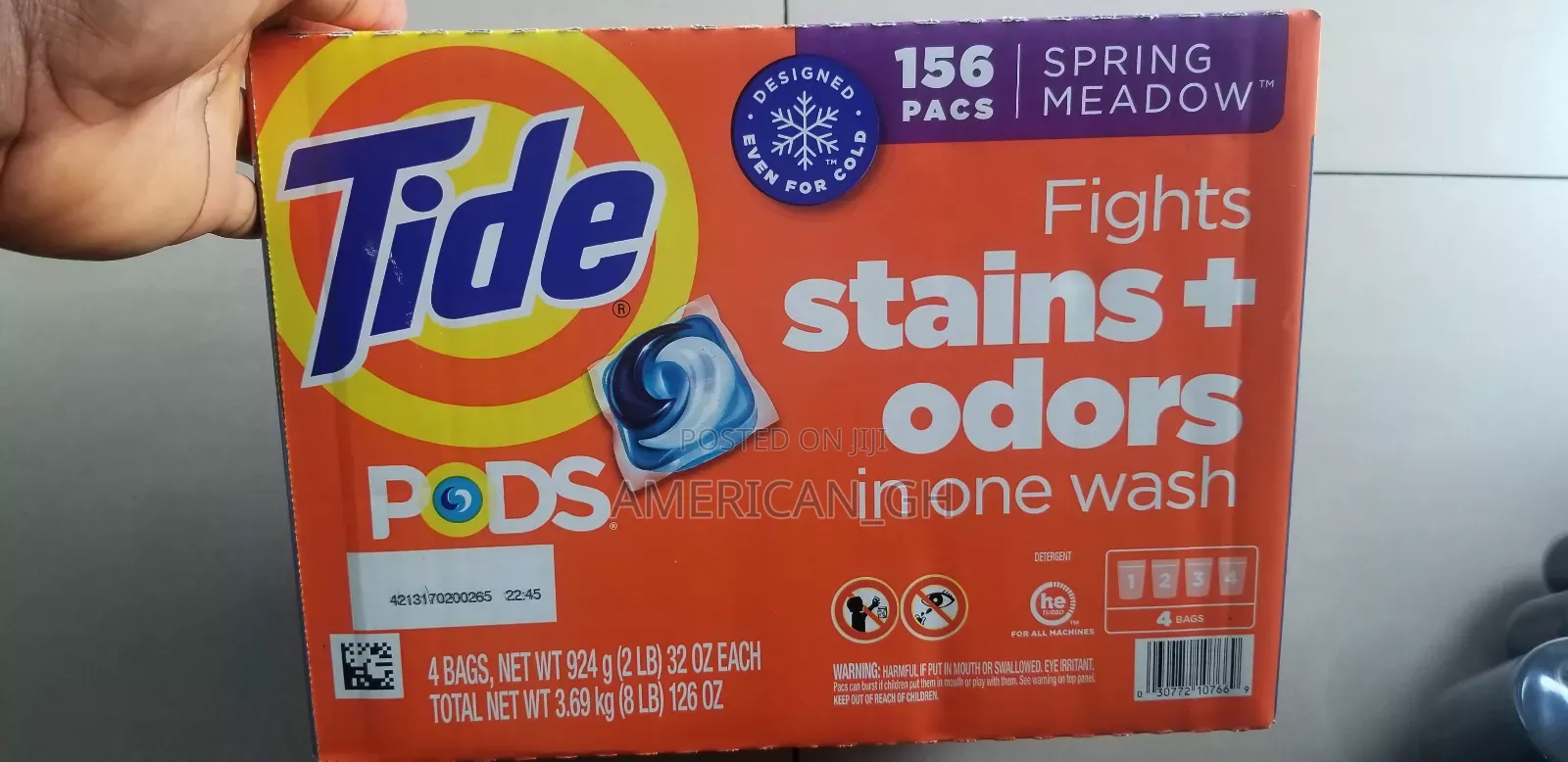 Tide Pods 3 in 1 Laundry Detergent 39 Count, 2lb
