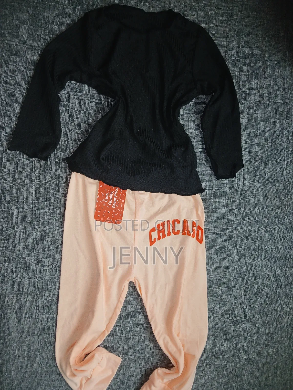 Girls Joggers and Blouse