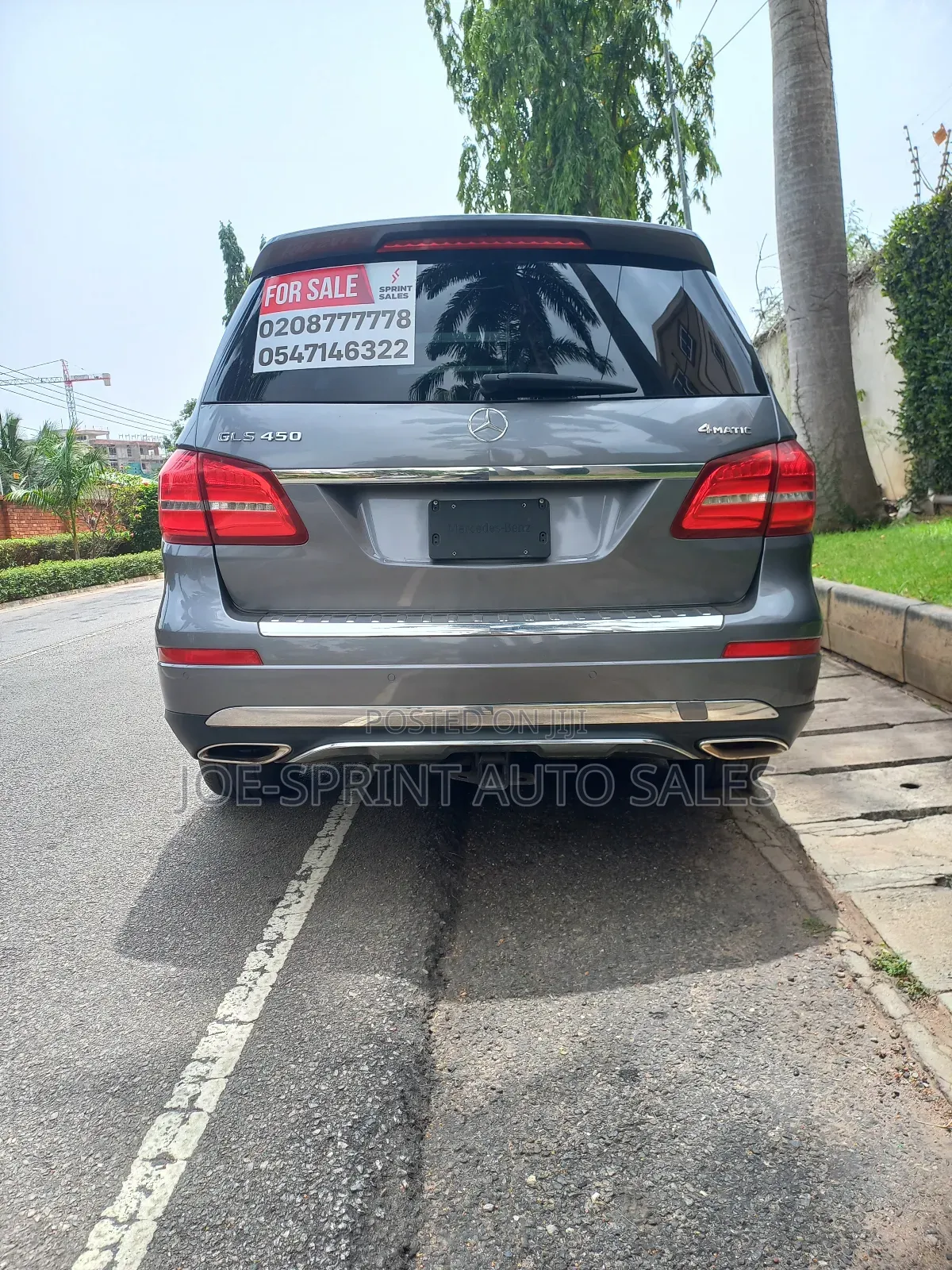 Mercedes-Benz GLS-Class GLS450 4MATIC 2018 Gray