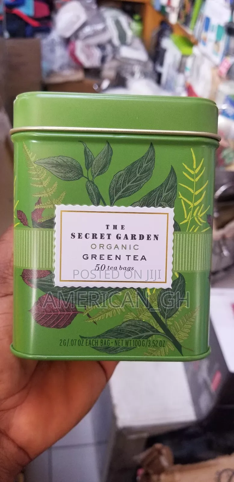 The Secret Garden Organic Green Tea, 50 Bags