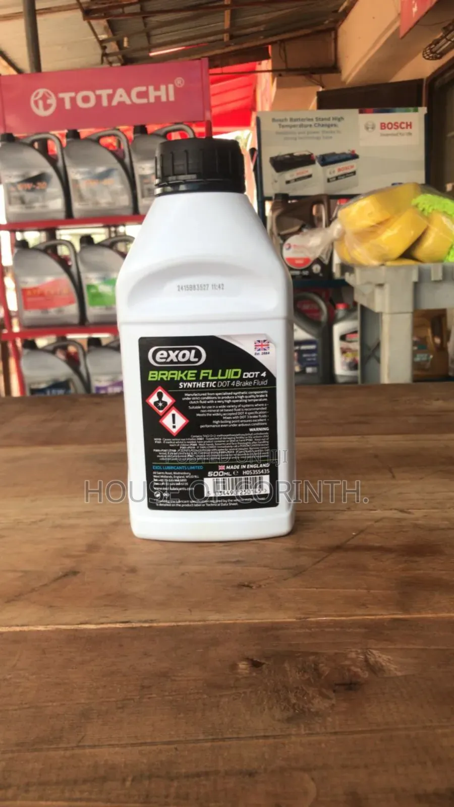 Brake Fluid ,Dot 4 - Exol (Uk)