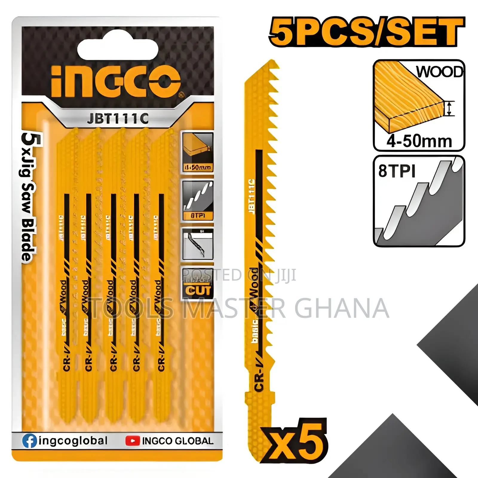 Jig Saw Blade For Wood - Jbt111c