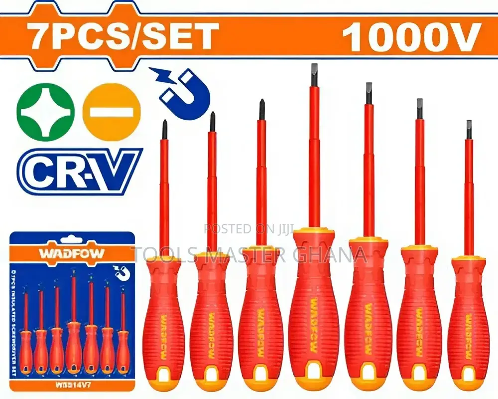 7 Pcs Insulated Screwdriver Set - Wss7407
