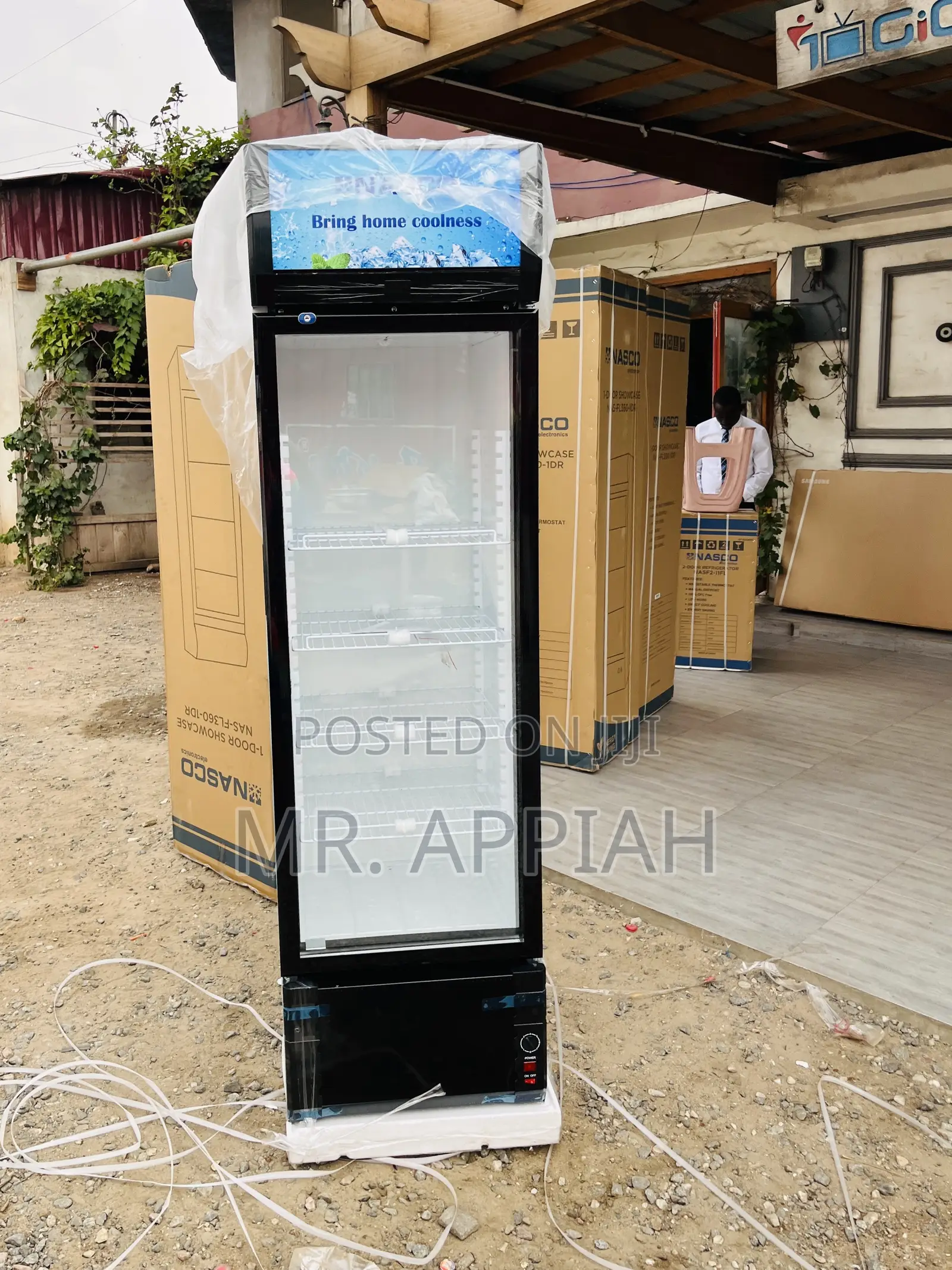 The Food Vault Nasco Nasfl360 1 Door Electric Cooler.