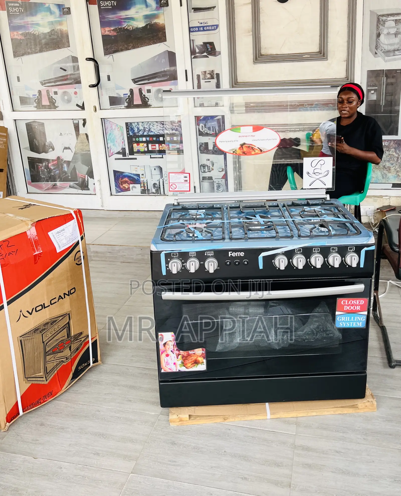Efficient Ferre 60x90 Gas Oven 5 Turkish Cooker.