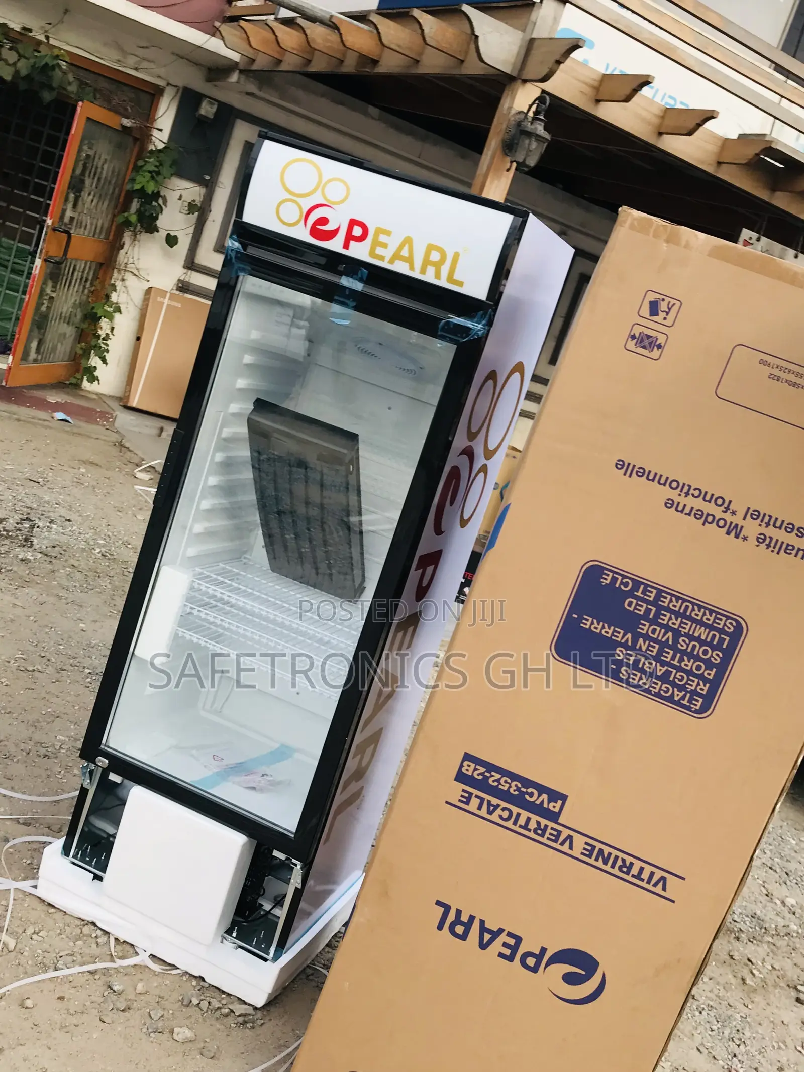 Pearl Frosty 330l Display Singledoor PVC-352 Glass (White)