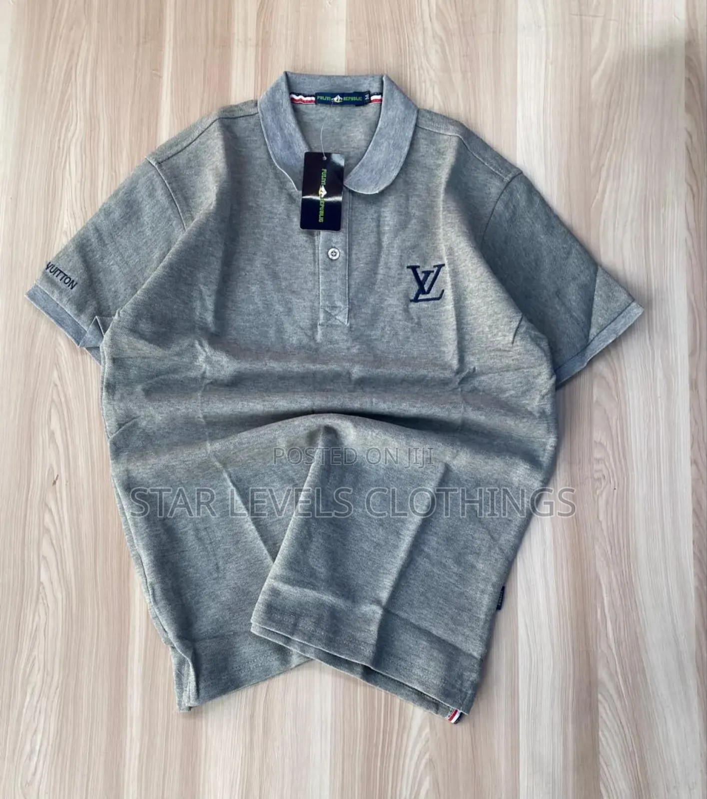 Louis Vuitton Ash and Black Club T Shirts