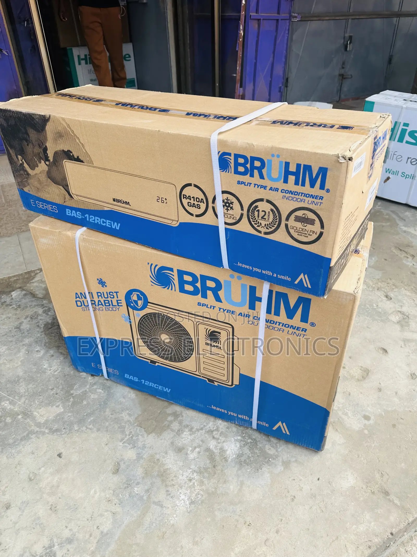 2 Ways Air Throw Split Inverter Bruhm 1.5hp