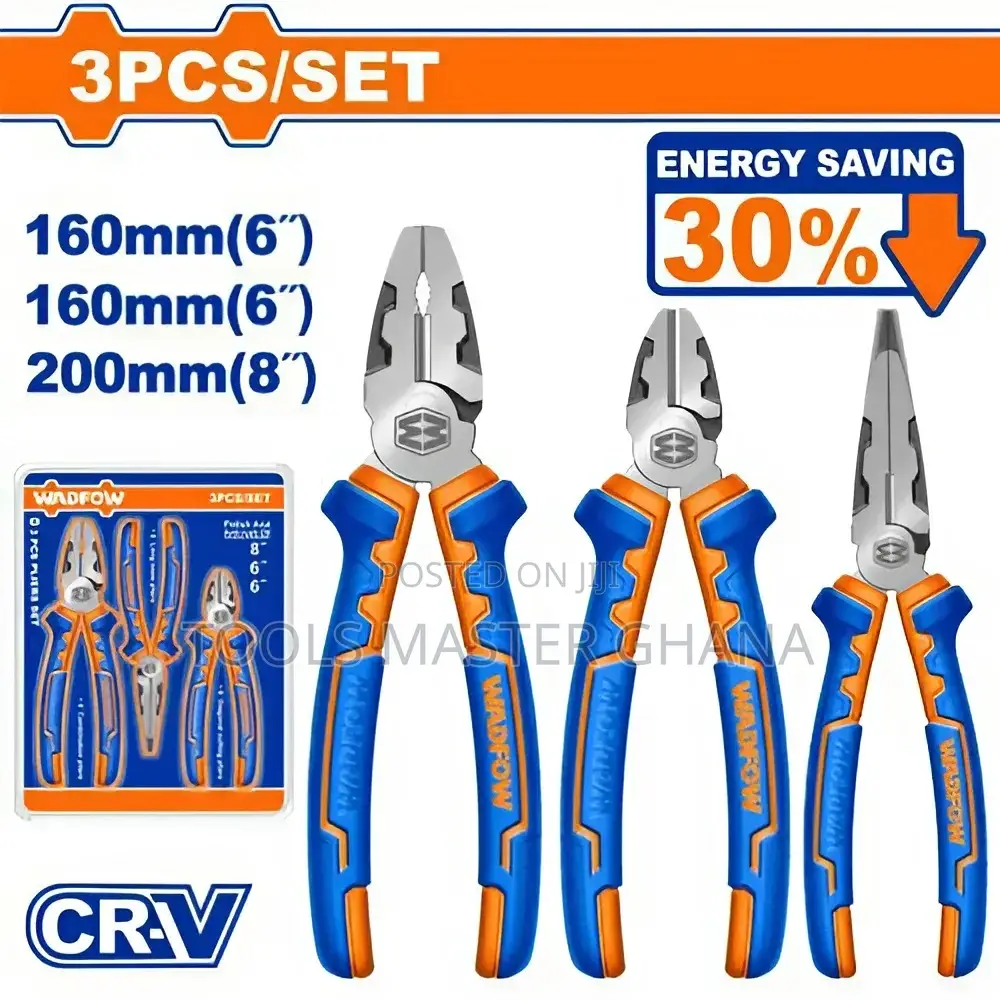 3 Pcs High Leverage Pliers Set - Wps0613