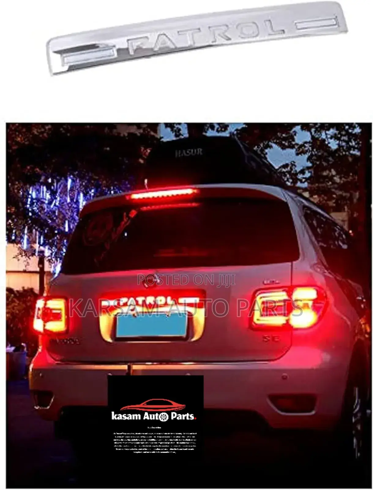 Nissian Y62 Patrol Bootlight