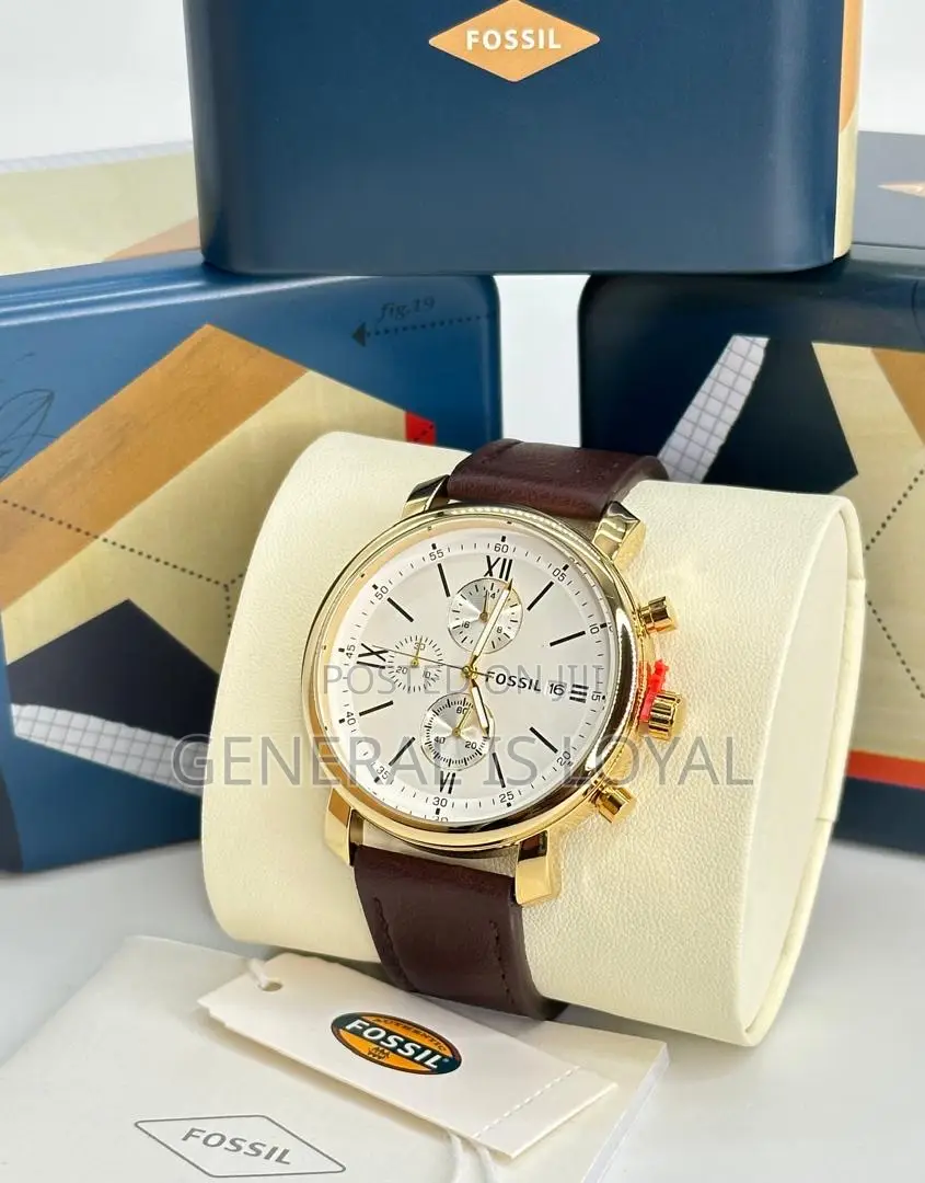 Fossil Watch / Brown, Coffee Color