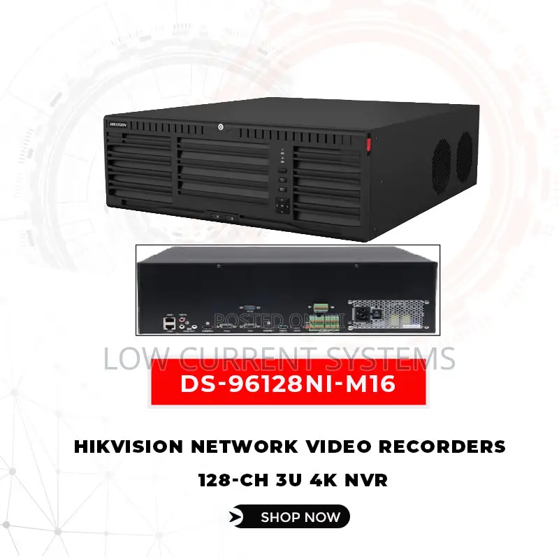 Hikvision Network Video Recorders 128 Channel Ds-96128ni-M16