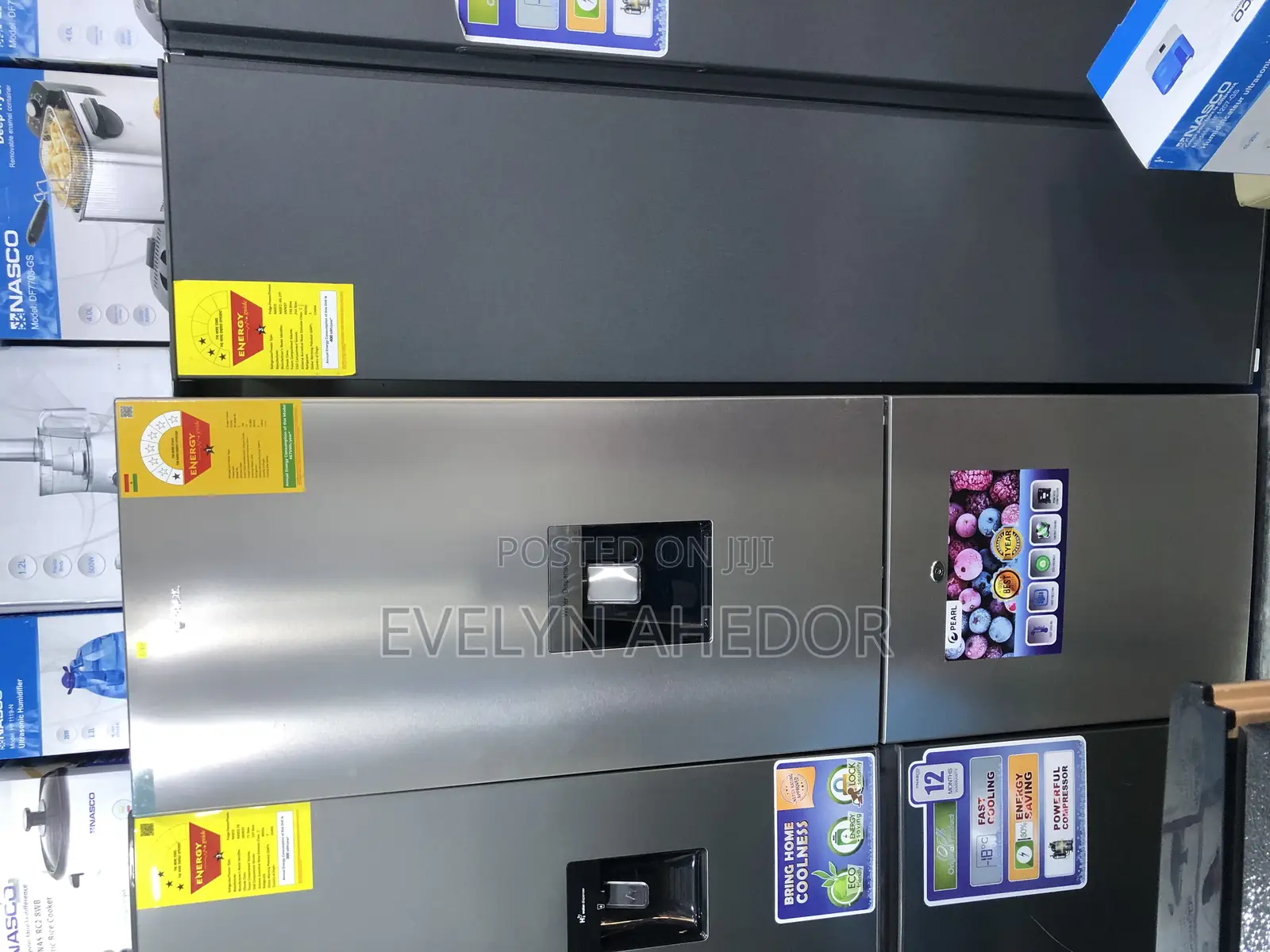 Pearl 281 Liters Bottom Fridge Available as Seen