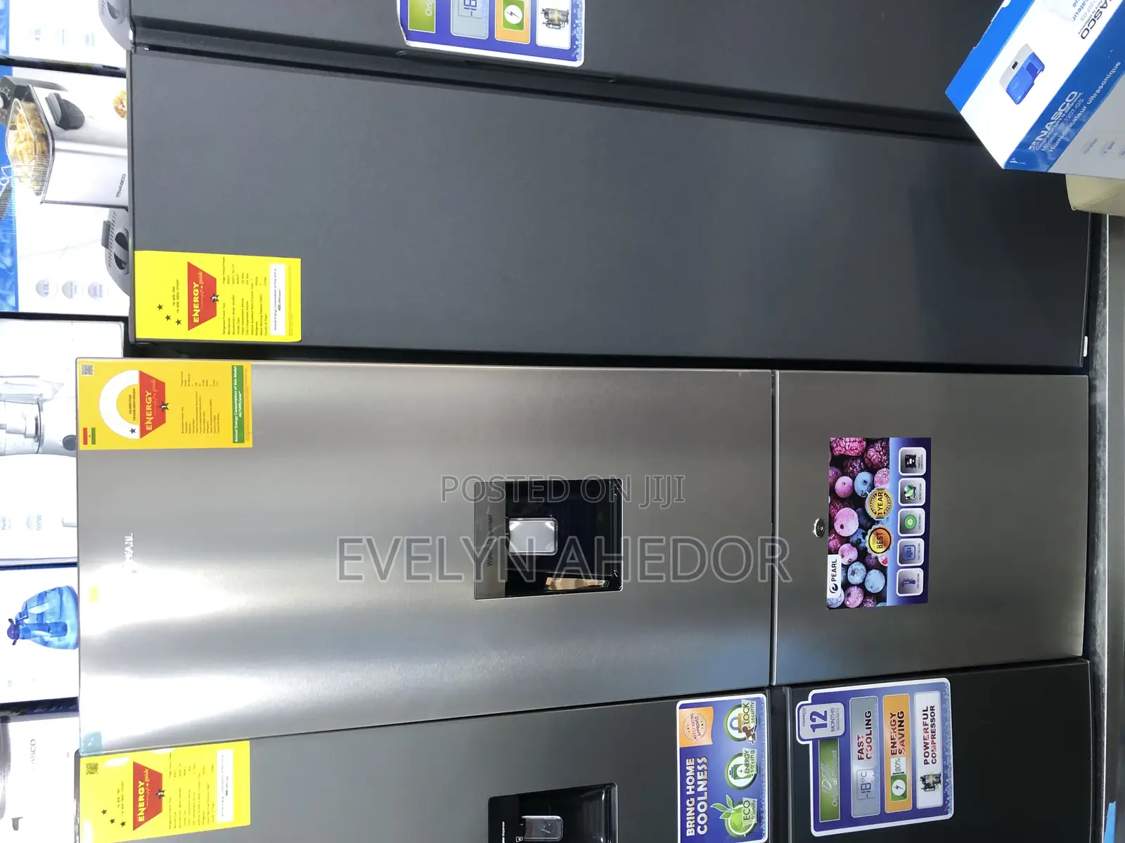 Pearl 281 Liters Bottom Fridge Available as Seen