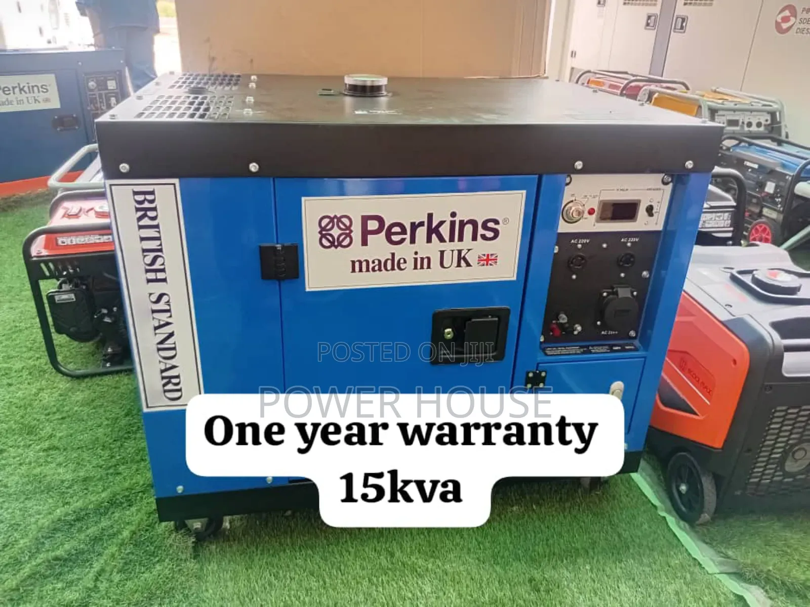 Unbroken Power Supply Perkins 15kva Diesel Silent Generator