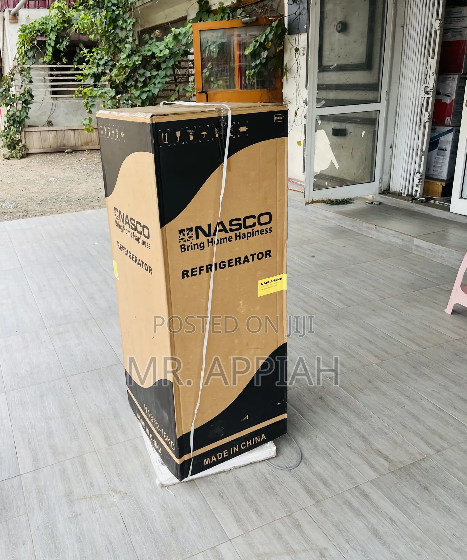 Get Original Nasco Nasf2-18kd 2 Door Refrigerator(Gray)