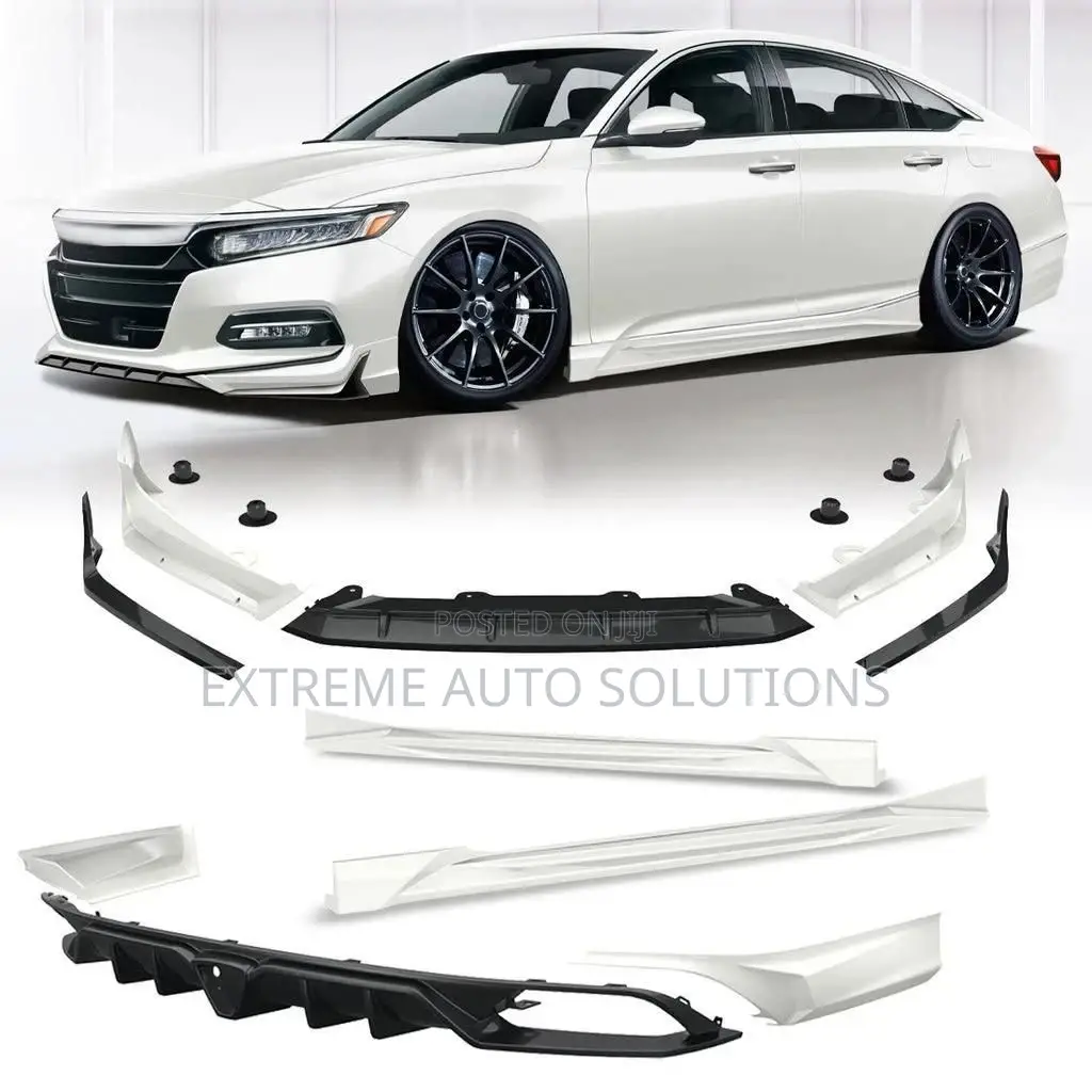 Honda Accord 10th Gen  Front Bumper Lip Body Kit Spoiler