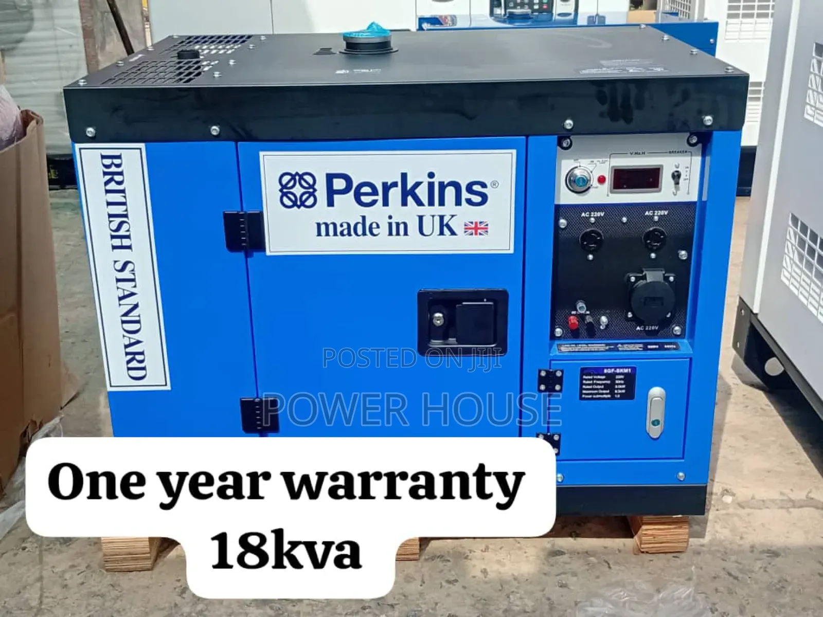 Secure Power 18kva Perkins 15000watt Silent Diesel Generator