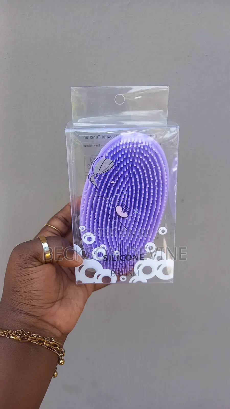 Silicone Body Scrub And Massage Tool