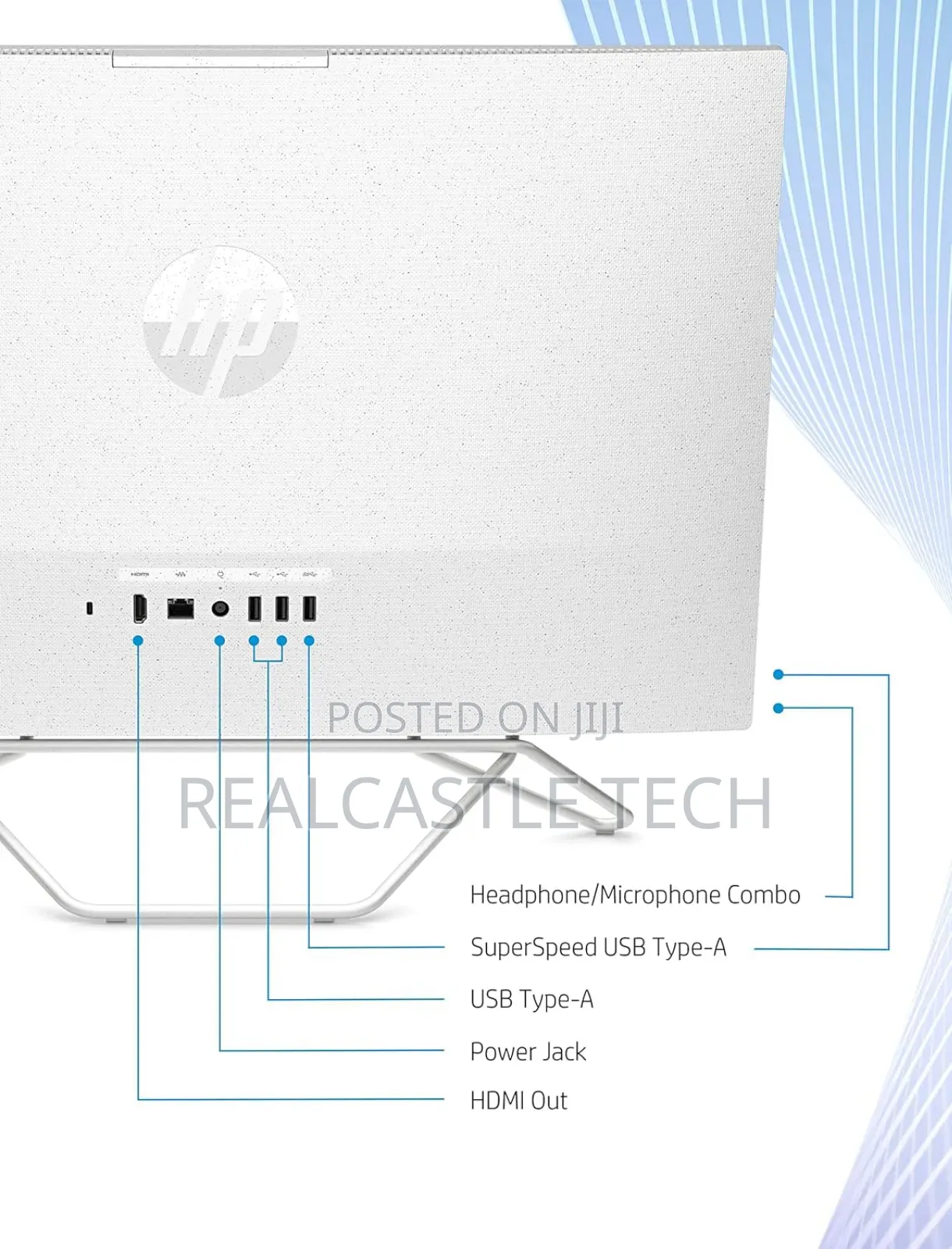 New Desktop Computer HP AiO 24 8GB Intel Core I5 SSD 512GB