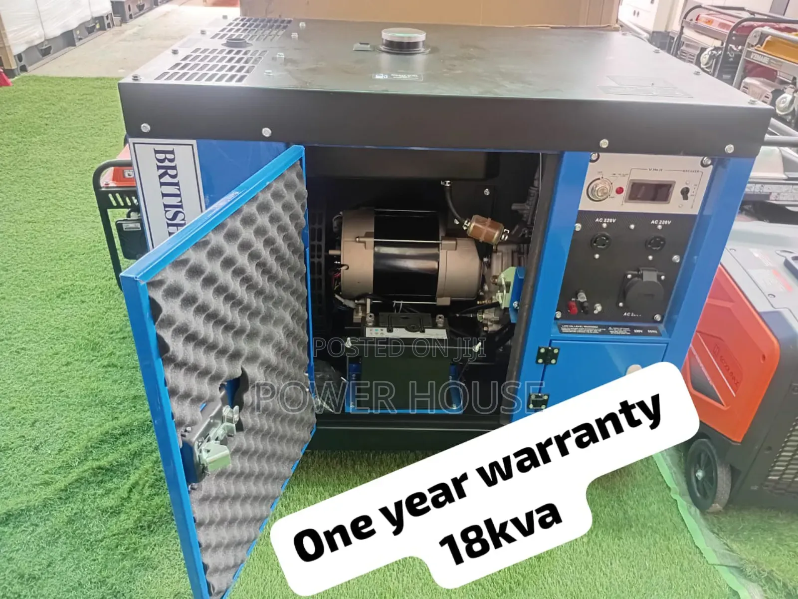 Delicate 18kva Perkins Diesel 15000watts Silent Generator