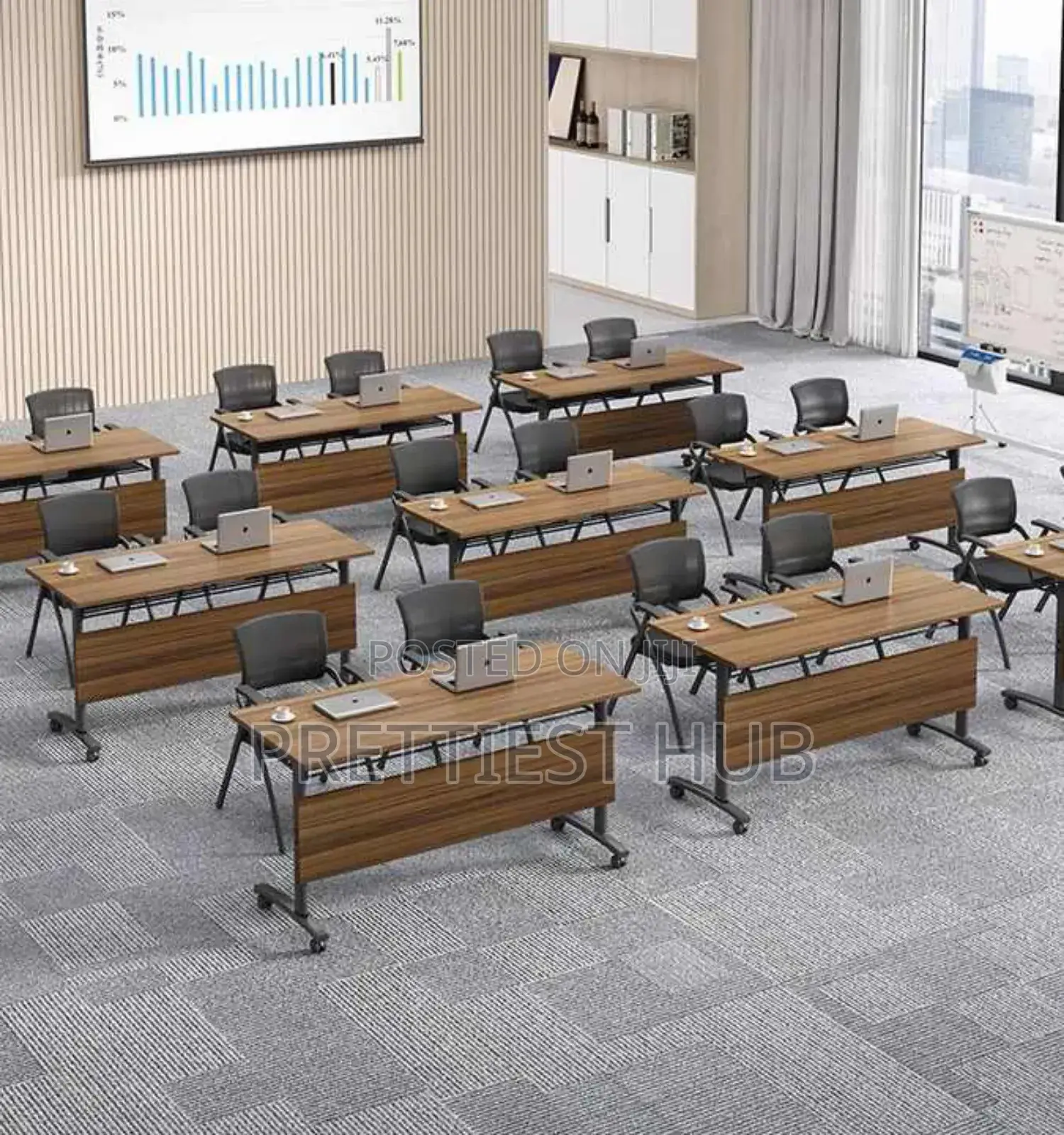 Foldable Conference L Training | Office | Study Table