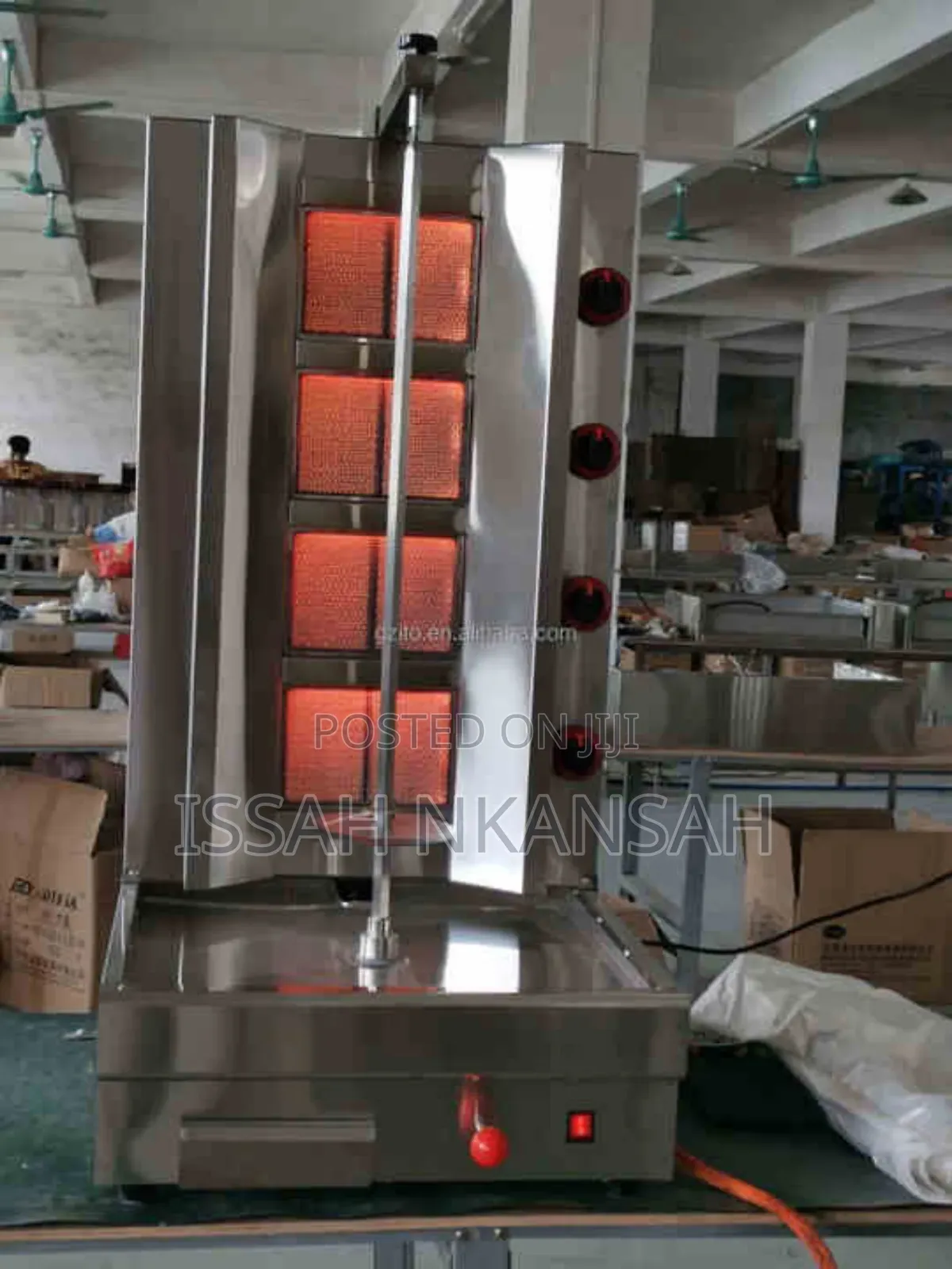 4 Burner Gas Shawarmer Machine