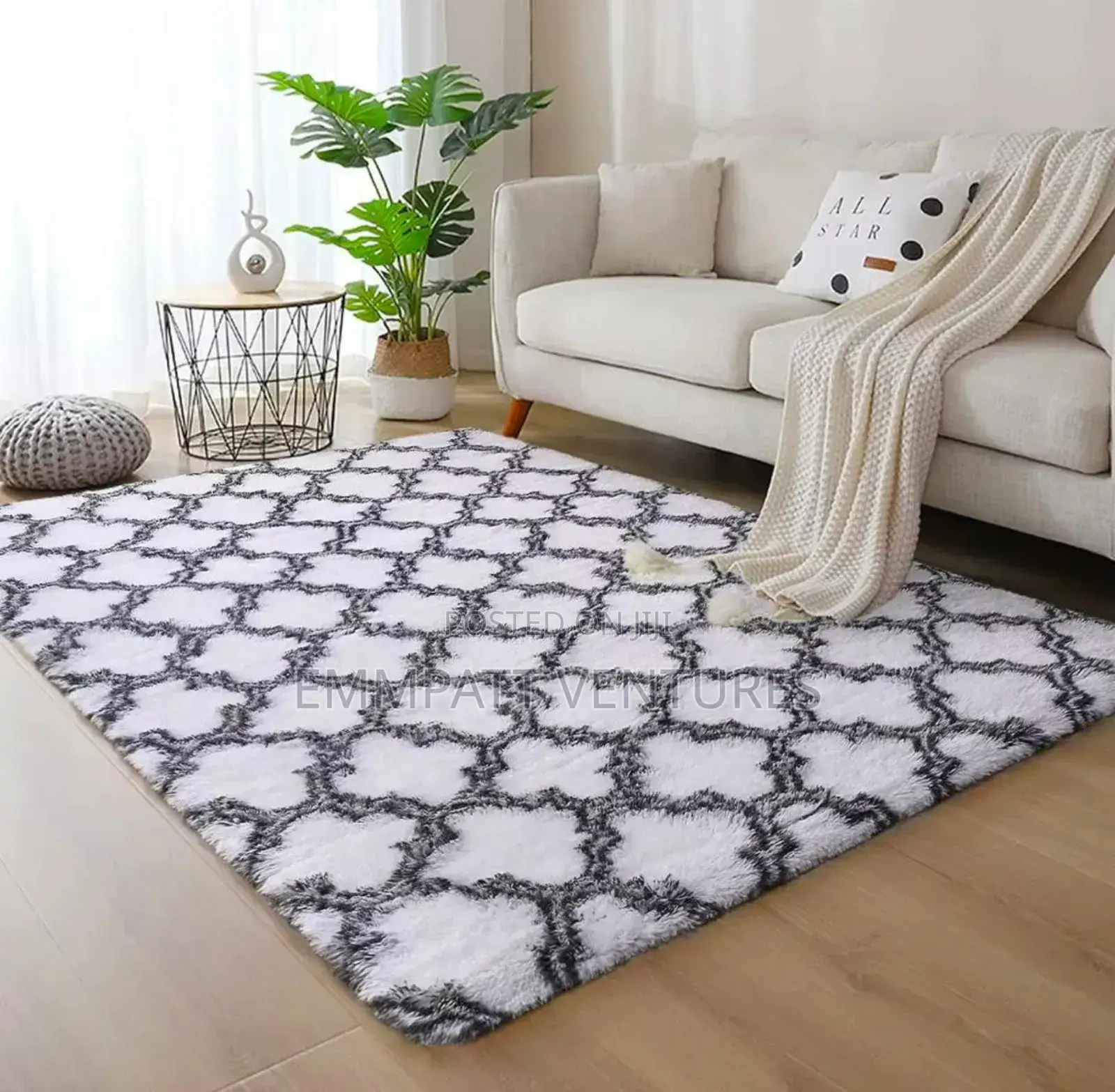Thick Fluffy Woolen Carpet
