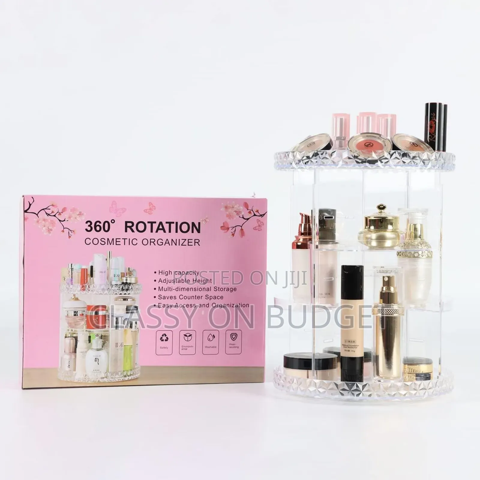 360 Rotating Cosmetics Storage Box
