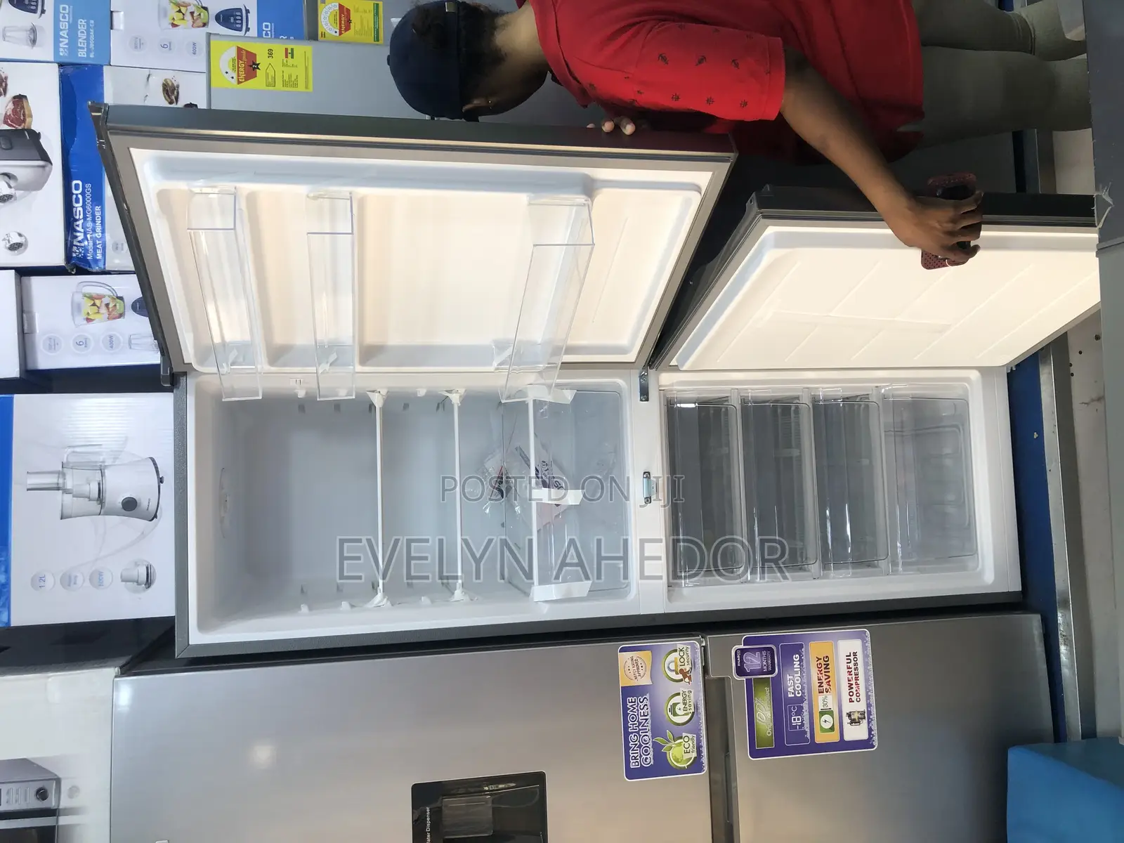 Brand New Nasco Bottom Freezer 258 Liters Going for Cool Pri