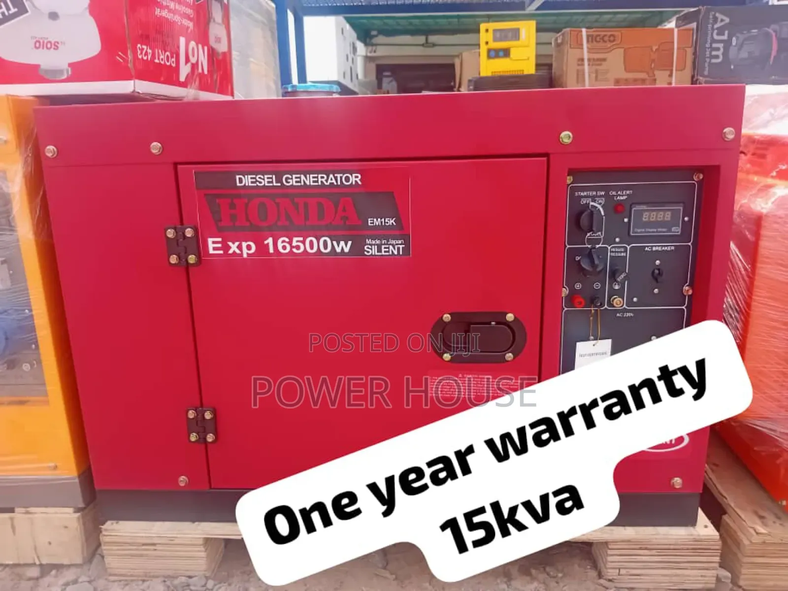 Impeccable Honda 15kva 16500watt Diesel Silent Generator