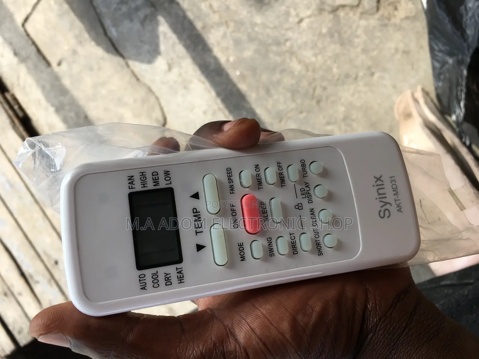 Original Syinix R410 Air Conditioner Remote