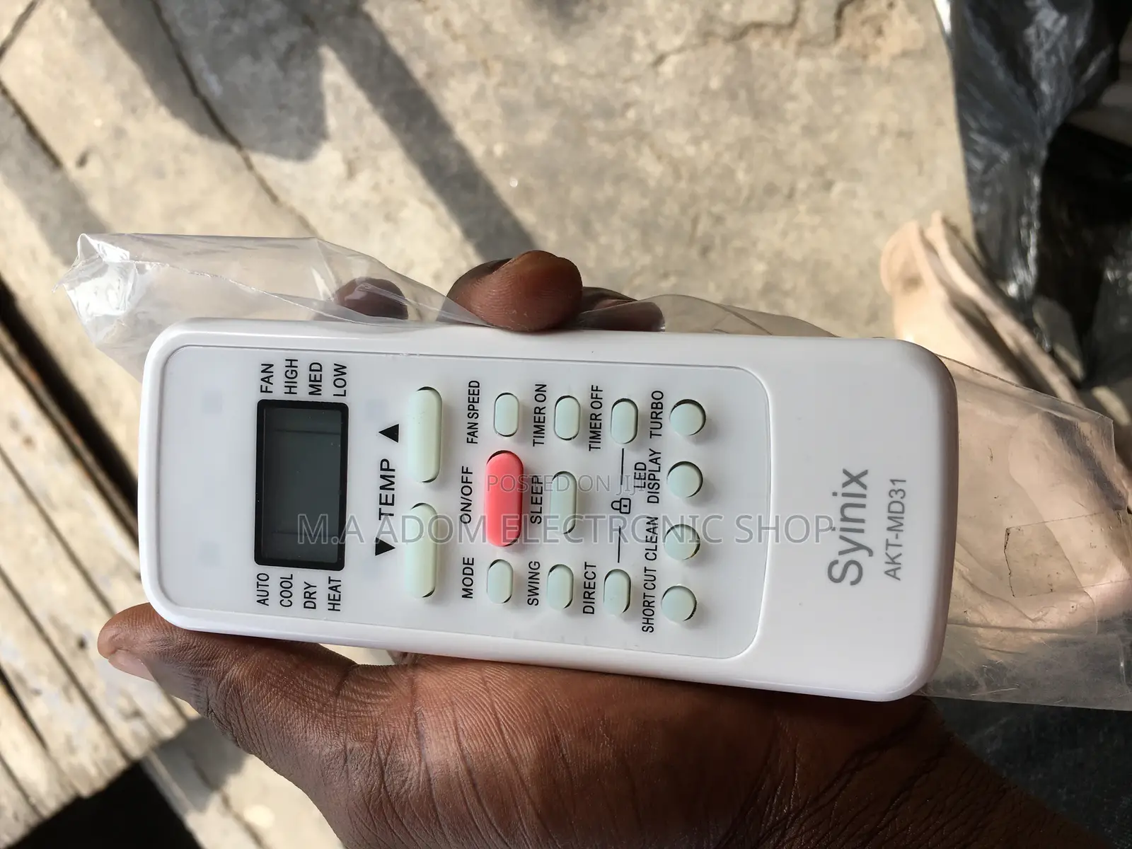 Original Syinix R410 Air Conditioner Remote