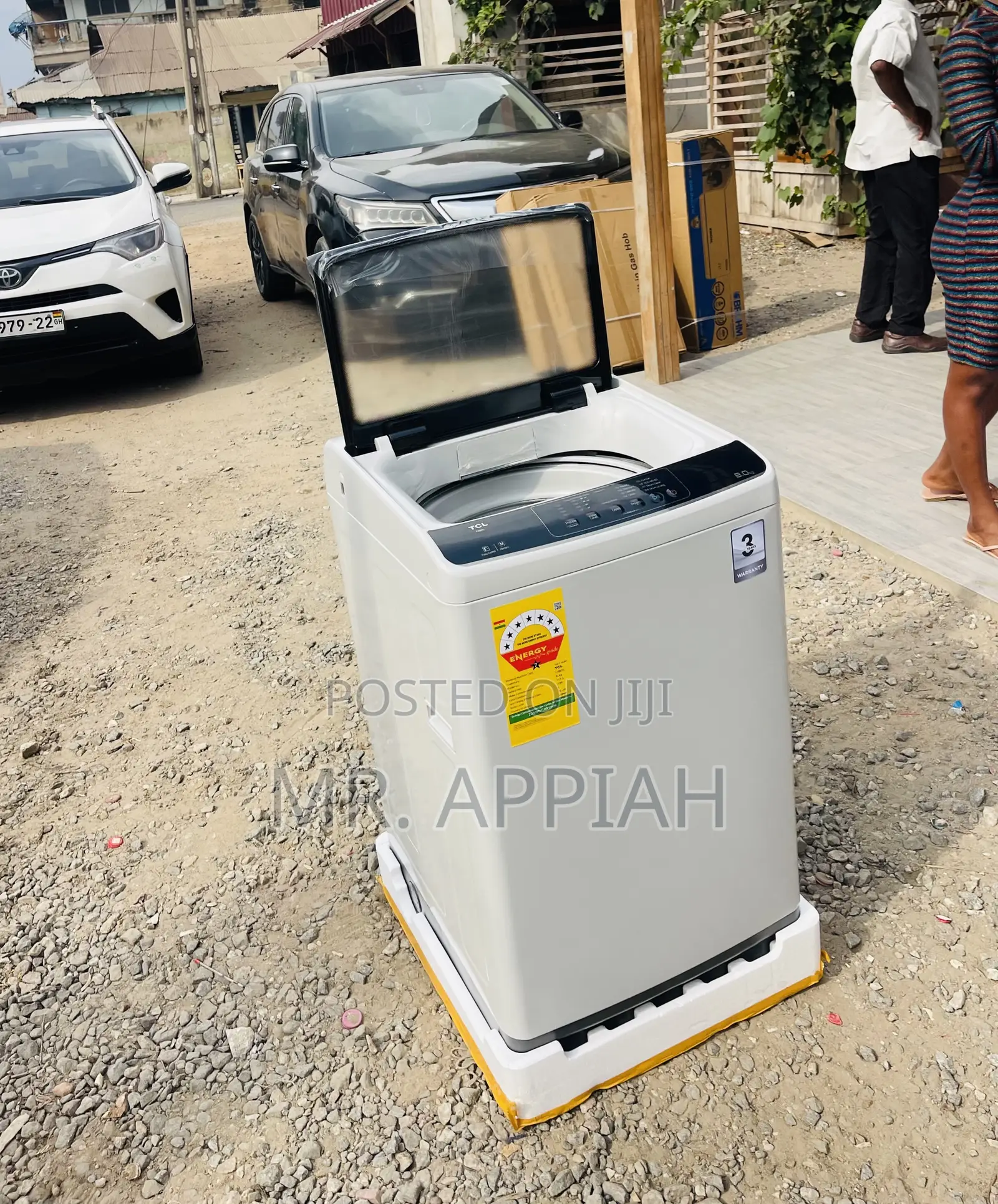 Choose Original Tcl8kg Fully Auto Washing Machine(Top Load)