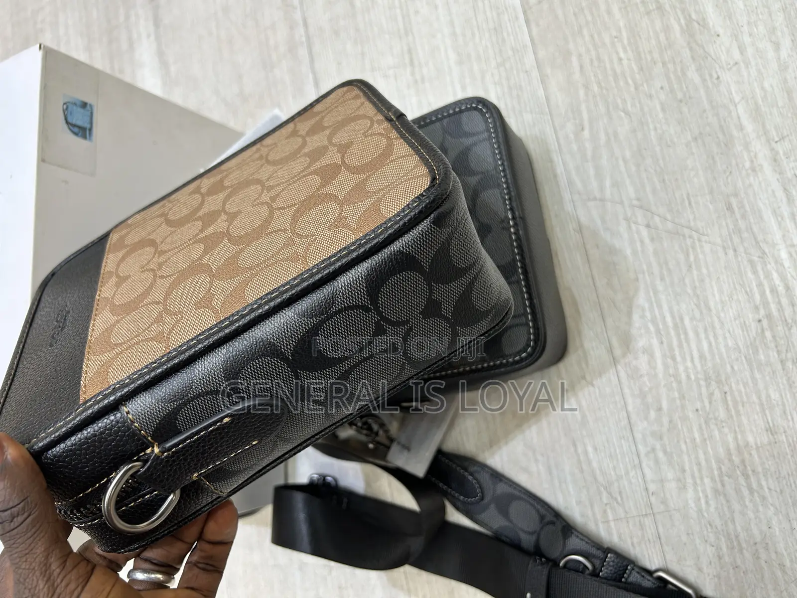 Coach Side Bag / Brown Color
