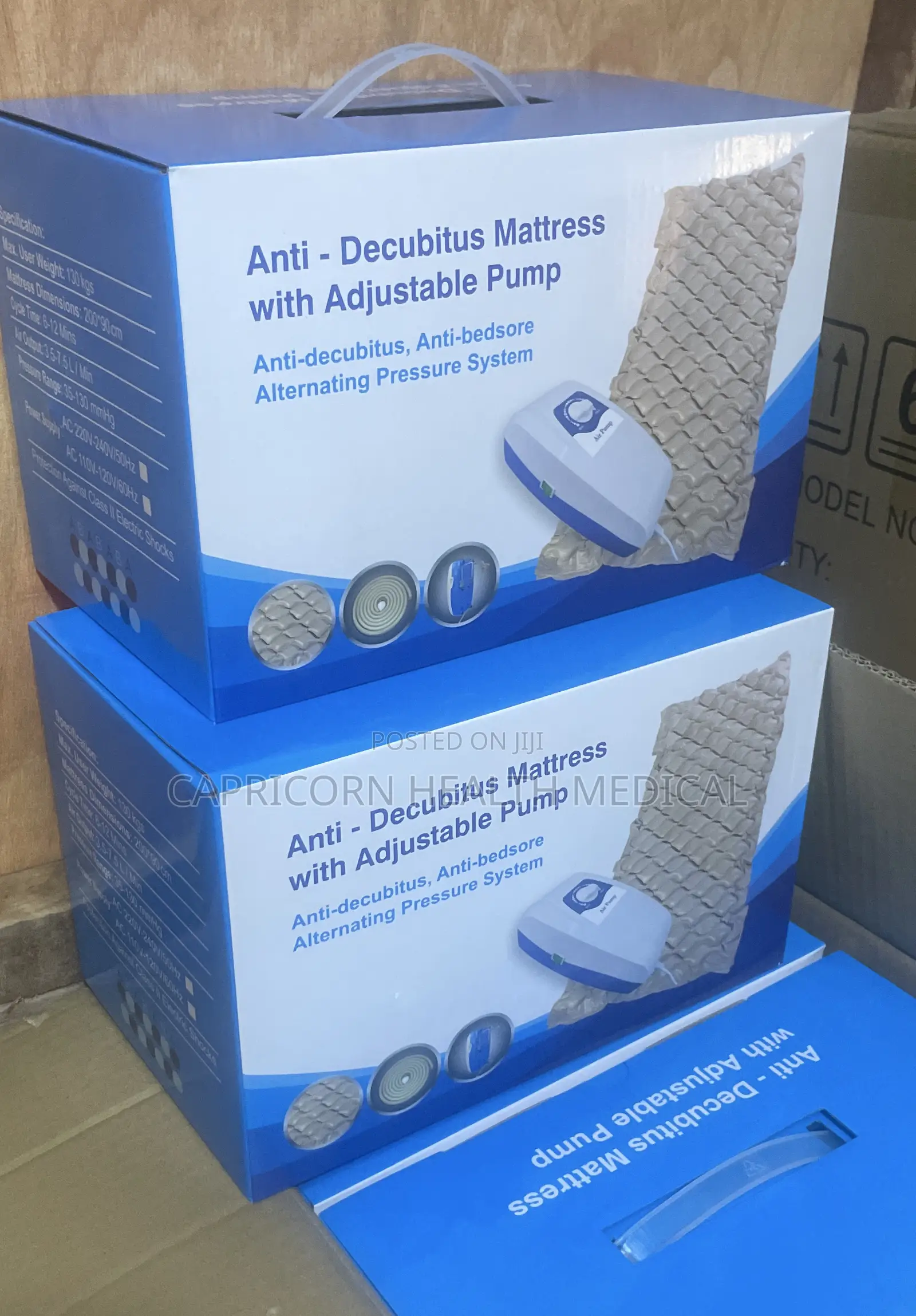 Ripple Air Mattress With Pump Or Anti Decubitus/Bedsore