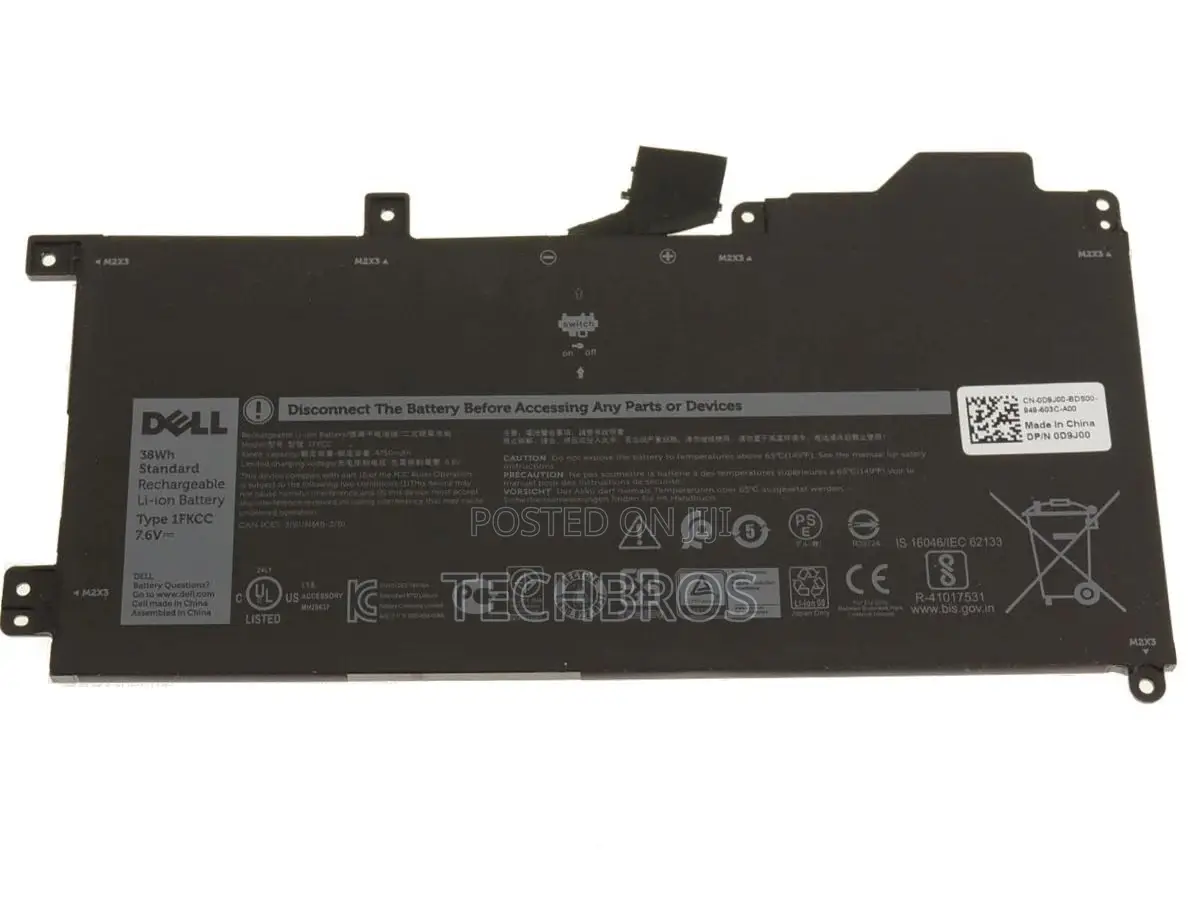 1fkcc Battery for Dell Latitude 7200 2-in-1 7210 2-in-1