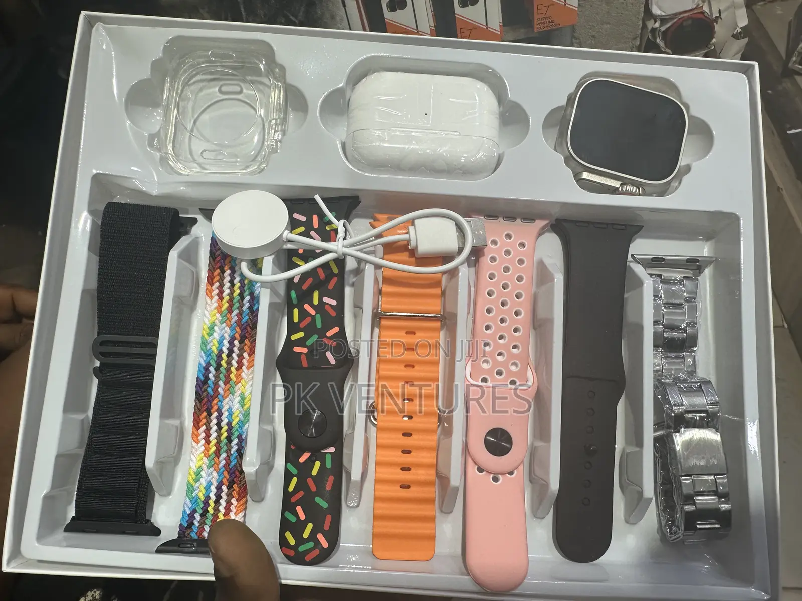 Big 2.3 Smart Watch and Airpods