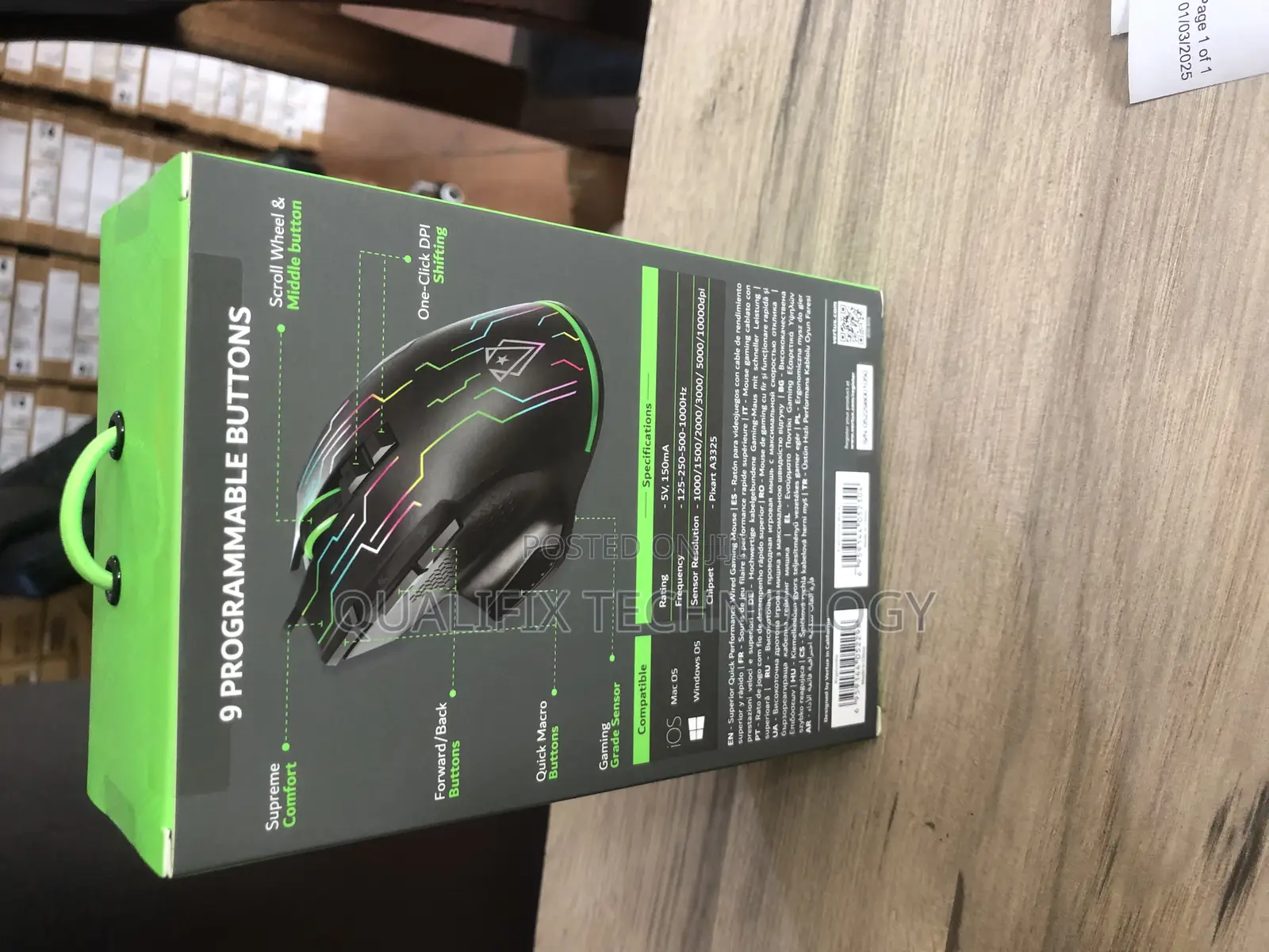 Vertux Wired Mouse